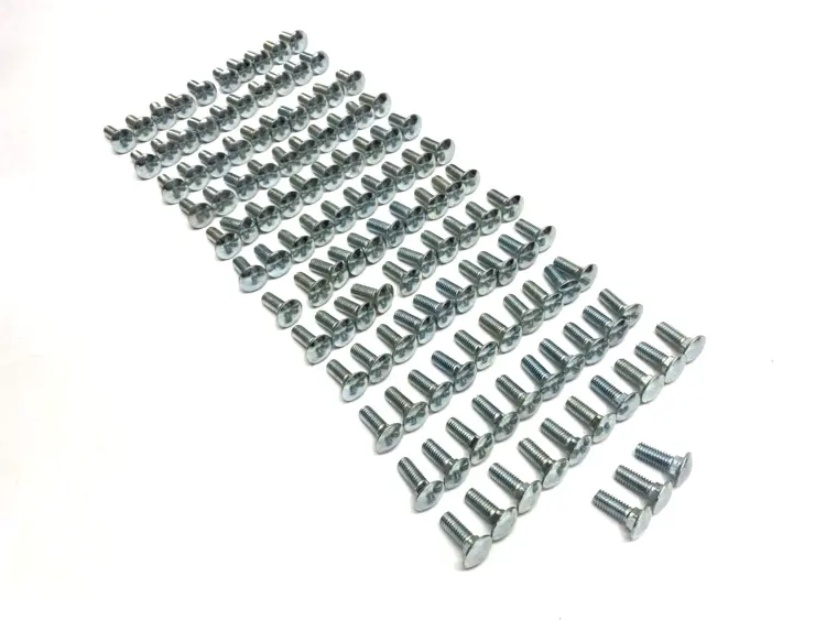 Used UNBRANDED 3/8"-16 X 1" CARRIAGE BOLT GRADE 2 LOT OF 123 SHELFWARE Bolts | Maverick Industrial Sales #1104899