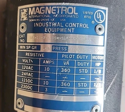 USED MAGNETROL 303-17-7-1.0SW-S1M3DC-S1M3DC