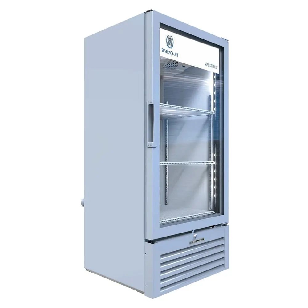 Beverage-Air MT10-1W 24 7/8" Marketmax™ One Section Glass Door Merchandiser - (1) Right Hinge Door, White, 115v