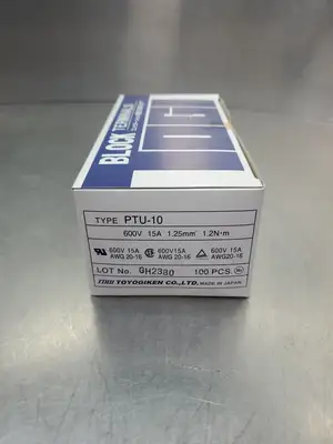 TOGI PTU-10 600V 15A Terminal Block. 4E-17