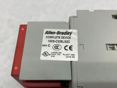 USED ALLEN BRADLEY SER. C GUARDMASTER SAFETY CONTACTOR 3NO, 3NO 2NC