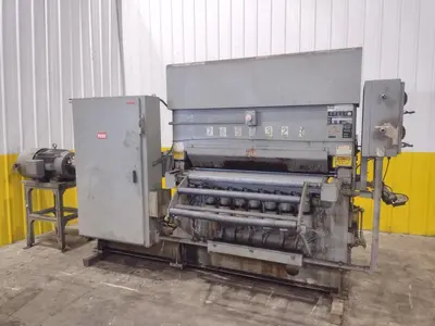 60" X .057" HERR-VOSS MODEL #66/1.156-19/9 4-HIGH BACKED UP PRECISION COIL LEVELER: YOBRO #25004