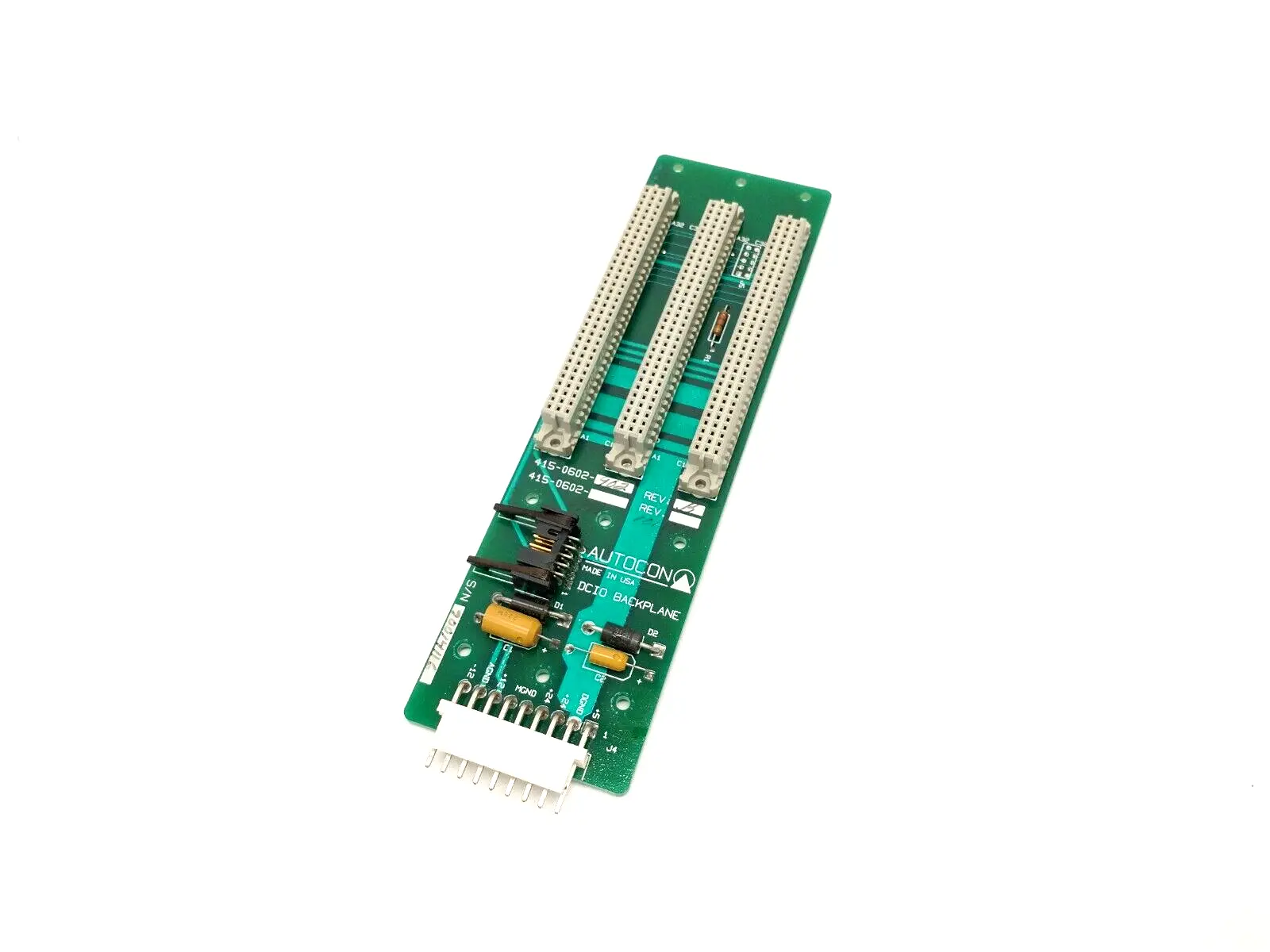 415-0602-902 | Autocon  Rev B DCIO Backplane Circuit Board Hurco BMC30HT - Used