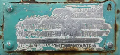 USED SULZER BINGHAM 16X18X20 HSB