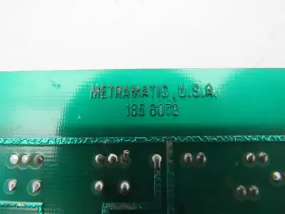 Metramatic Hi-Speed 185 6072 Control Circuit Board Switch Board 185-6072