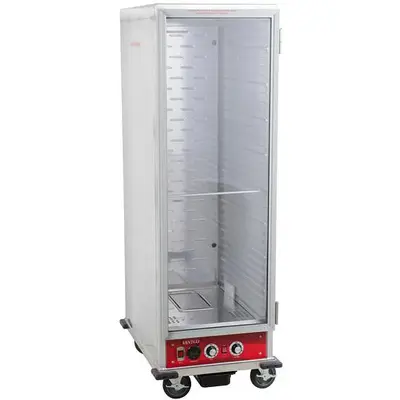 Full sized insulated heated holding proofer cabinet