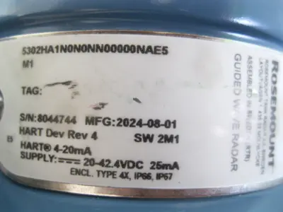 USED Rosemount 5302 HA1N0N0NN00000NAE5M1