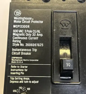 USED WESTINGHOUSE MCP13300R