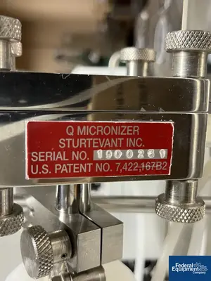 USED Sturtevant 2" Sturtevant Micronizer Jet Mill, S/S