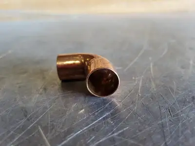 5/8" Copper C x C 90-Degree Short Elbow