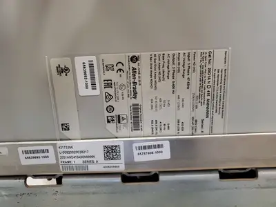 USED Allen-Bradley 20G1AND415AN0NNNNN Ser A PowerFlex 755 Drive, 350HP, 480V
