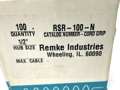 New | in-Stock Remke Aluminum Cord Grip Nut 1/2" LOT OF 16 Electrical Fittings Michigan US | Maverick Industrial Sales #1397791