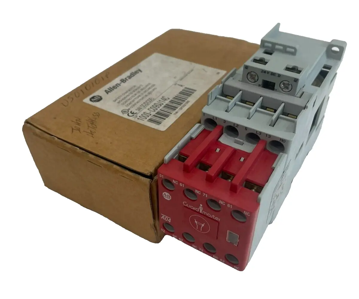 ALLEN BRADLEY 100S-C09DJ14C SAFETY CONTACTOR SERIES A 100SC09DJ14C NEW, SURPLUS
