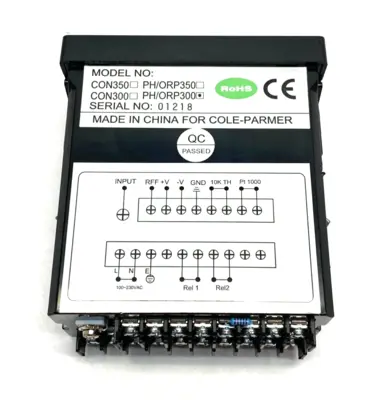 USED COLE PARMER TEMPERATURE DIN CONTROLLER 1/8" DIN 2 SPDT RELAYS