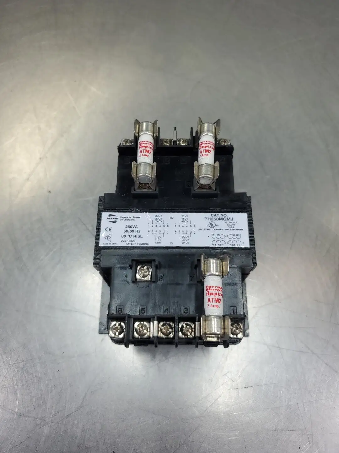 Hammond PH250MQMJ Transformer, 250VA 50/60Hz. 4B-33