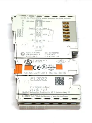USED BECKHOFF ETHERCAT DIGITAL OUTPUT TERMINAL 2-CHANNEL 24VDC 2A
