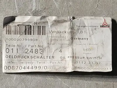 NEW DEUTZ 0118-2483