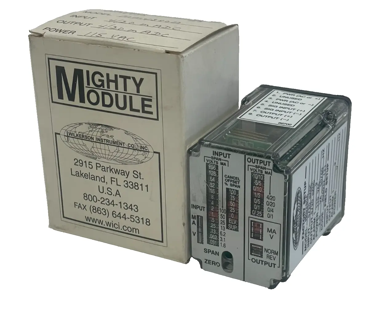 NEW WILKERSON MIGHTY MODULE MM4380A TRANSMITTER 115VAC