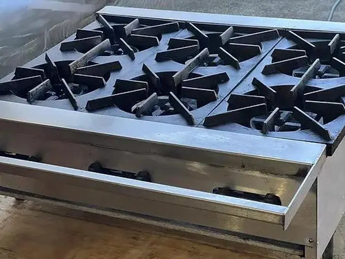36" - 6 BURNER COUNTER TOP RANGE - GAS