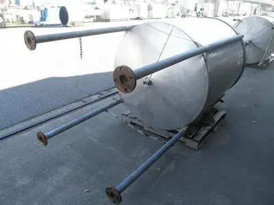Tank, 475 Gallon, Stainless Steel, 50" X 60", OT/DB #S741572