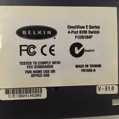 BELKIN OMNIVIEW E SERIES F1DB104P