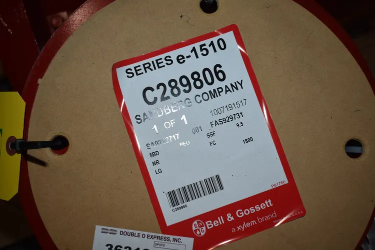 Used Bell&Gossett E1510 SFF 9.5 5BD Pumps Minnesota US | Peak Machinery, Inc. #286139