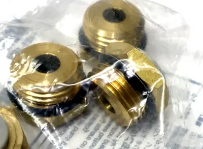 KQ2H10-U04A | SMC  Pneumatic One-Touch Fitting 10mm Tube O.D. 1/2" Thread 5-PACK - New