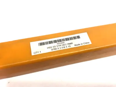 30153050 | Hertel  Chucking Reamer: 0.8760", 10" OAL, 2-5/8" Flute Length, Straight - New – Open box