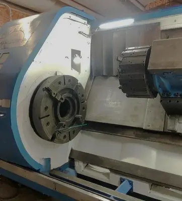 USED 2007 VANTAGE EXPLORER SA45-V22/2200 CNC BIG BORE LATHE