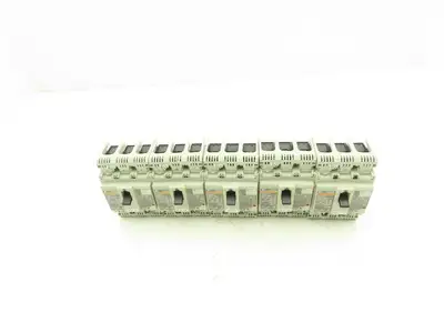 Fuji BW50RAGU3P015 3-Pole Auto Circuit Breaker 15A 500V 3Ph Molded Case Lot of 5