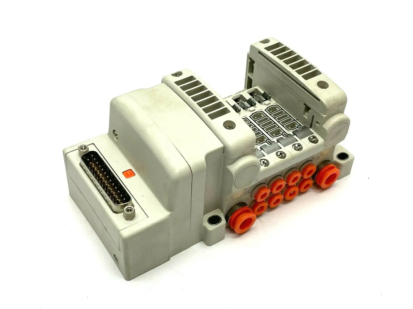 VV5QC11-04N3FD0-S | SMC  Base Mount Plug-In Manifold - Used