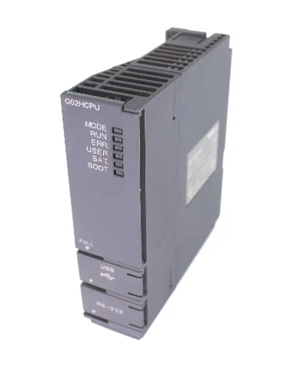 Used MITSUBISHI Q02HCPU PLC Processors | Industrial Parts R Us Inc. #358853