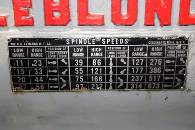 USED LEBLOND REGAL 
16/38