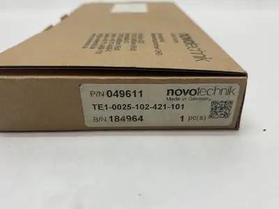 TE1-0025-102-421-101, 049611 | Novotechnik TE1-0025-102-421-101 Linear Position Sensor 049611 - New Other