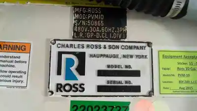 USED ROSS PVM-10