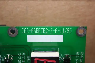 USED MOULD TEK CAC-AGRFDR2-3-A-11/95
