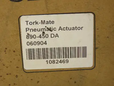 Posi-Flate 890-450 DA Tork-Mate 890 Pneumatic Dbl Acting Valve Actuator 120 PSI