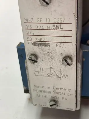 USED REXROTH M-3 SE 10 C25/315 G24 N755L V/5