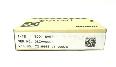 NEW TOSHIBA TDD116-BS I/O MODULE TDD116BS