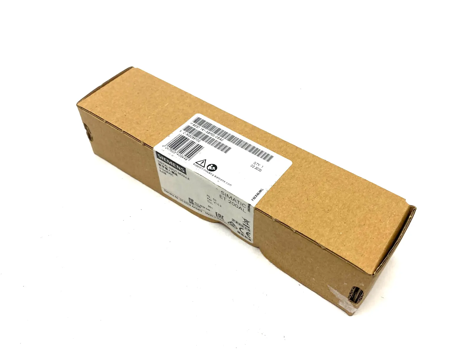 NEW SIEMENS SIMATIC ET 200AL DIGITAL INPUT MODULE DI 8X 24VDC
