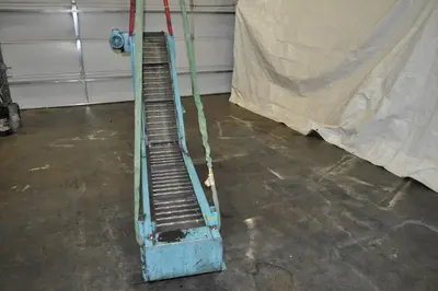 11.5" x 10' PRAB SCRAP CONVEYOR