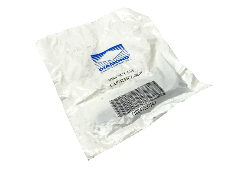 New | in-Stock Diamond Chain Company Connecting Link 60SS SC CLSF Misc Industrial Equipment Michigan US | Maverick Industrial Sales #1413535