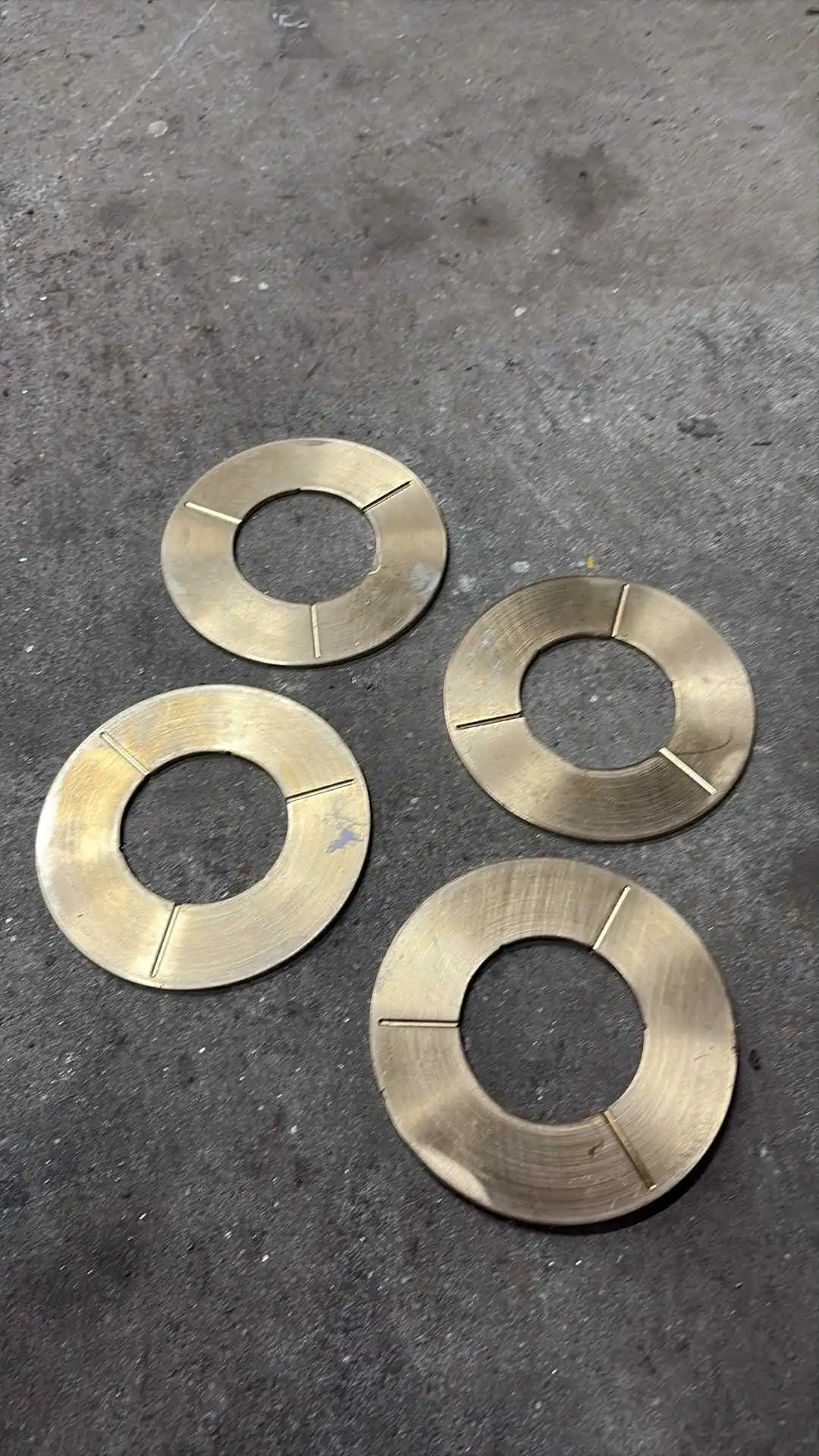 (4) NEW Bronze Roll Washer For US Baird Bottom Rolls