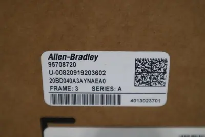 New Allen Bradley 20BD040A3AYNAEA0 POWERFLEX 700 DRIVE VFD 480 VAC STOCK S-576