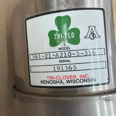 USED Tri-Clover 561-21-A210-3-316