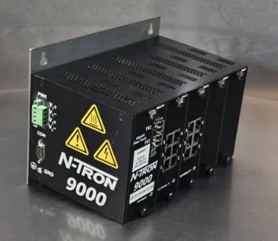 N-TRON 9000B Back Pane with 9002CPU (2) 9006TX (2) 900FP loc4B18