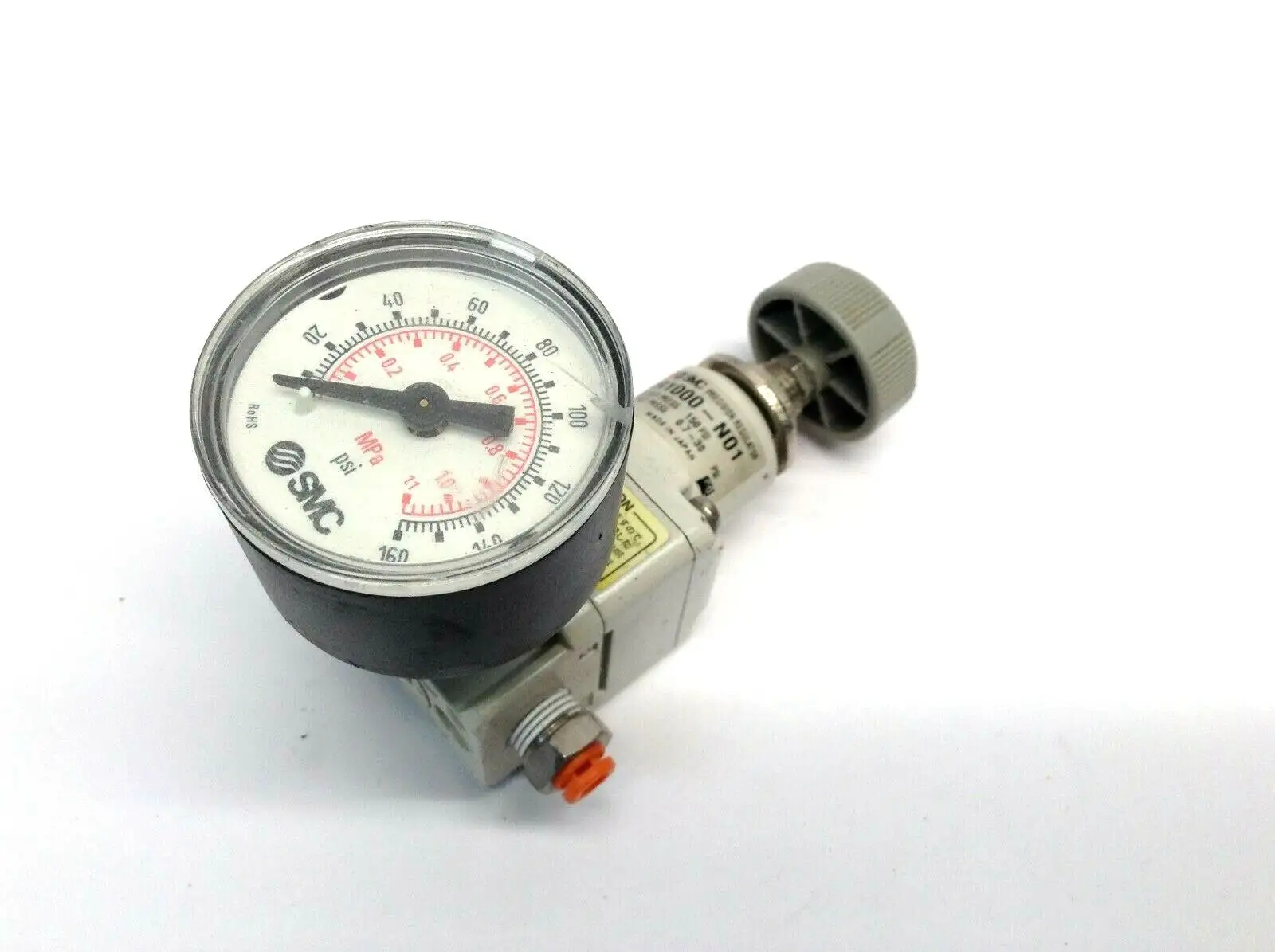 IR1000-N01 | SMC  Precision Modular Regulator w/ Gauge - Used