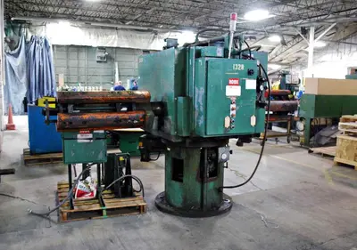 30” x 10,000 Lb Rowe Double Uncoiler