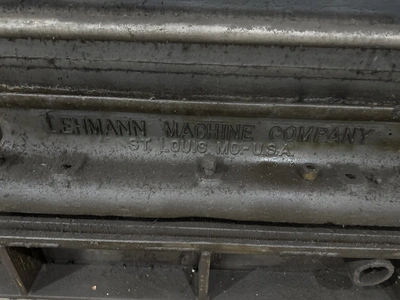 LEHMANN Big Bore Heavy Duty Lathe, in full working order, visible under power, video, POA