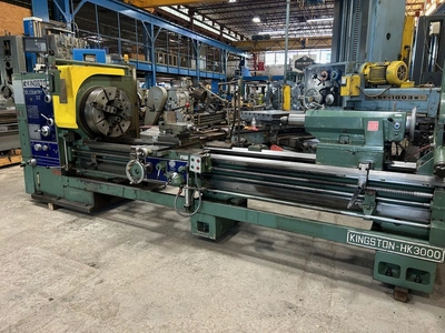 30"x120"cc KINGSTON Hollow Spindle Engine Lathe, 2012
